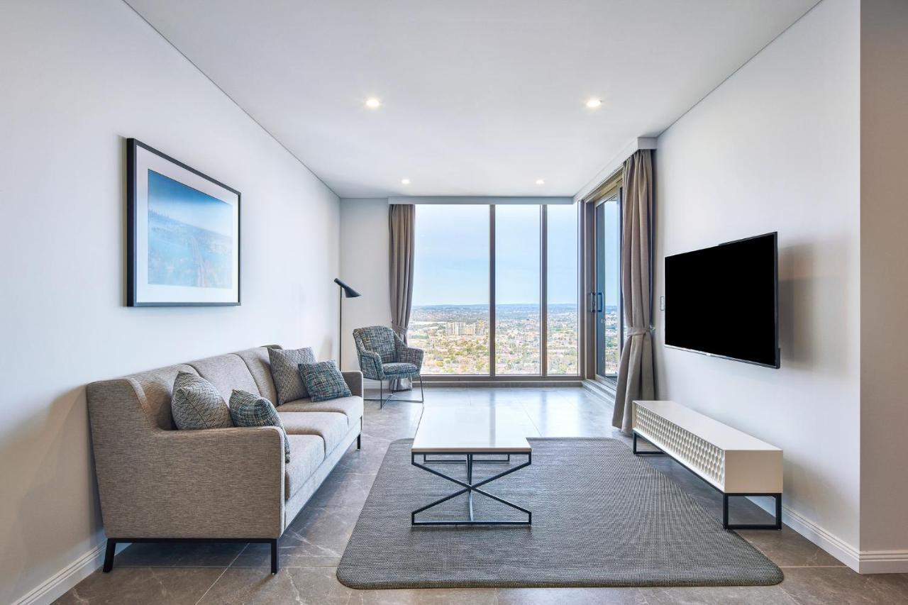 Meriton Suites George Street, Parramatta Sidney Exterior foto