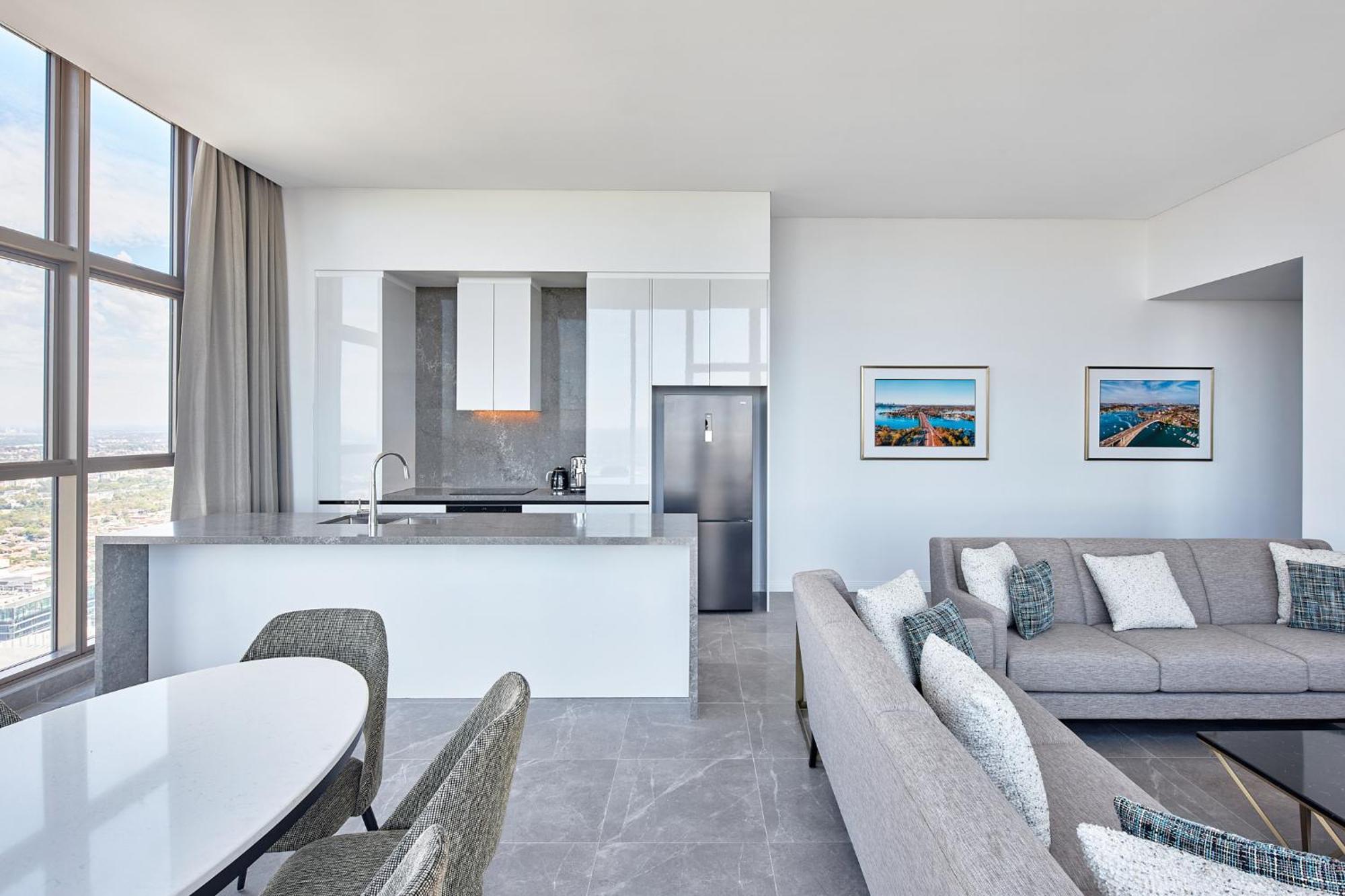 Meriton Suites George Street, Parramatta Sidney Exterior foto